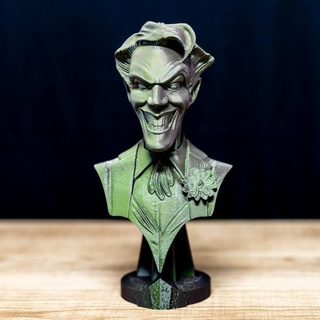 joker supportless joker batman supportless bust art toy  3d print model - Mito3D