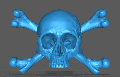 alegre rogers remolque enganche cubierta carcasa funda Roger pirata cráneo huesos 3d print model - Mito3D