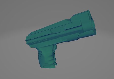 scossa cyber artiglio semplice versione blaster nerf pistola mod passatempo 3d print model - Mito3D