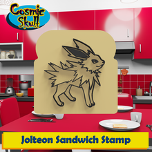 jolteon Sandwich francobollo Pokemon eeveeluzione eevee vaporeon flareon espeon umbreon leafeon Sylveon gigantamax pane cucina attrezzo decorazione regalo funzionale 3d print model - Mito3D