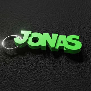 jonas - keyring Gadget keychain 3d print model - Mito3D