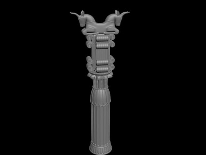 jonica column bull 3d print model - Mito3D