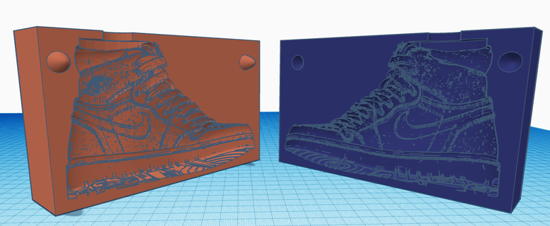Jordán 1 vela molde Moda nike aire zapatillas Zapatos llavero alto miniatura continuar trozo ender 3d print model - Mito3D