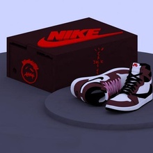 Jordanien Box Travis sctt Nike Scott Kaktus Jack 3d print model - Mito3D