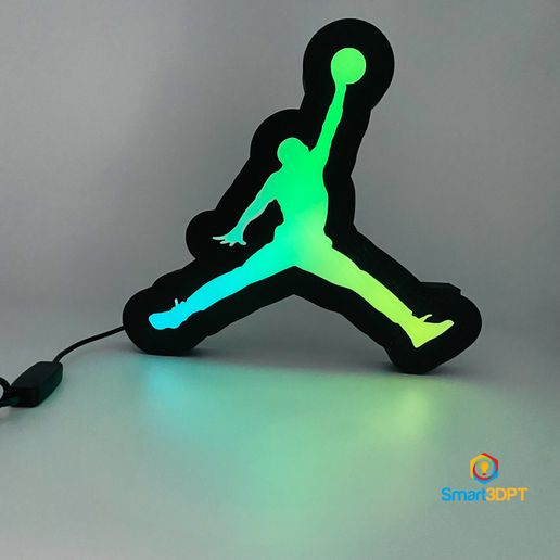 Giordania lampada nike 3D print model - Mito3D