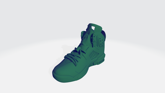 Ürdün tencere Spor ayakkabı çiçek tenis nike 3d print model - Mito3D