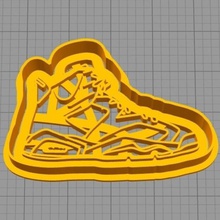 jordan vi cookie cutter various cookiecutter shoes sharp cookies sneaker 3d print model - Mito3D