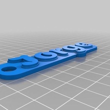 Jorge 001 Schmuck angepasst Schlüsselanhänger 3d print model - Mito3D