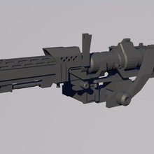 jorge makineli tüfek oyun zırh heykel mafsallı gövde halo asil takım oyuncak 3d print model - Mito3D