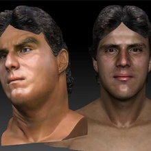 jose canseco several 3d busts art 1990's 90's 1990s 90s character people human man star bust portrait game sport mlb usa baseball 3d print model - Mito3D