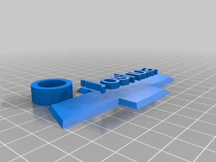 Joshua personalizado llaveros 3d print model - Mito3D