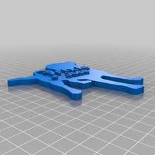 joss Rutter Schmuck angepasst Schlüsselanhänger 3d print model - Mito3D