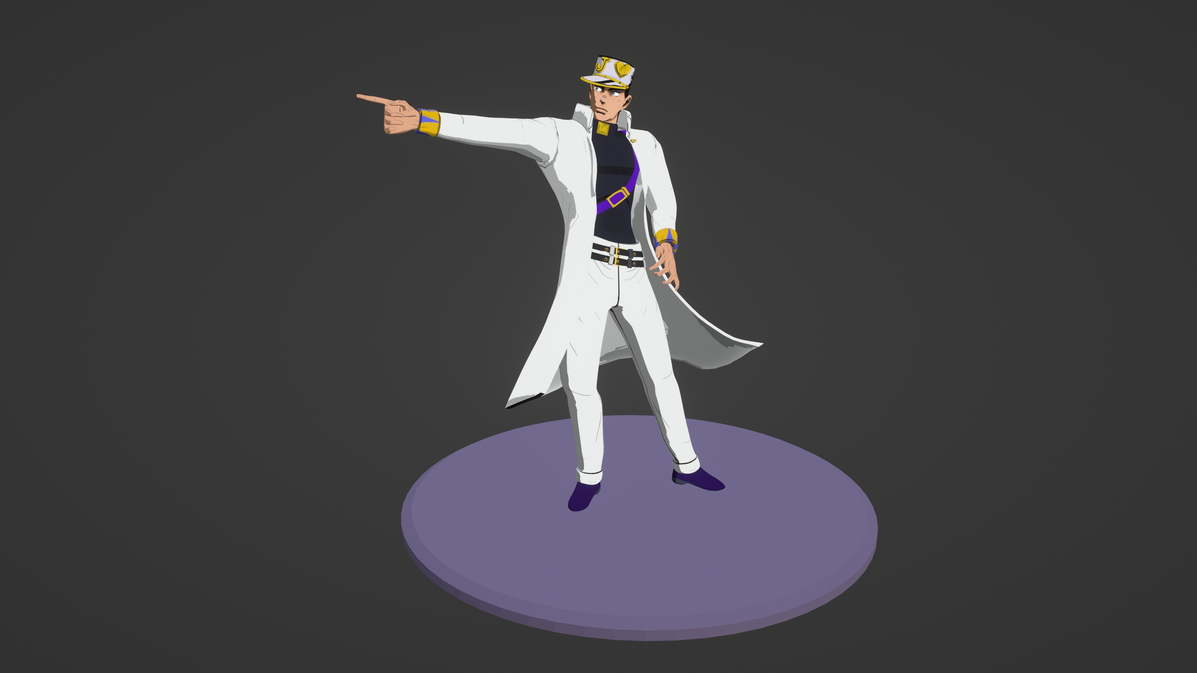 Polnareff and Silver Chariot 3D model 3D printable