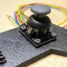 joystick kumanda test aparatı aracı elektronik çubuğu openscad monte edin oyun denetleyicisi 3d print model - Mito3D