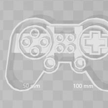 joystick gamepad gamer-cookie niedlicher home cutter cookiecutter Schimmel Keks 3d print model - Mito3D