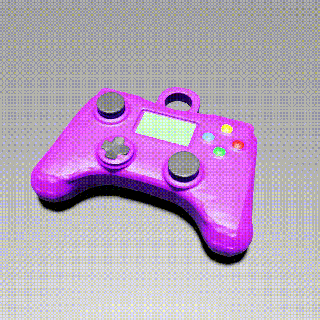 controle video game chaveiro jogos keychian print in place brinquedo moda srt poli 3d print model - Mito3D