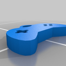 joystick para porta-chaves a arte sinais de logotipos 3d print model - Mito3D