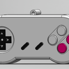 telecomando gioco nintendo pendente Nintendo pulsera llavero colgante controllo mando controller 3d print model - Mito3D