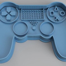joystick ps4 gioco sony giocare play station di la fifa fortnite cortante cutter i cookie galletita galleta 3d print model - Mito3D