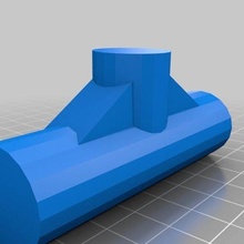 palanca mando silla Ruedas forma 3d print model - Mito3D