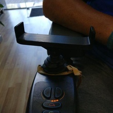 palanca mando silla Ruedas 3d print model - Mito3D