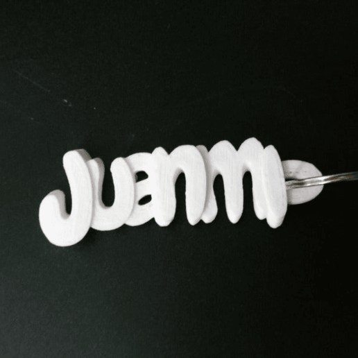 juanmi llavero personalizado nombre llaveros 3D print model - Mito3D