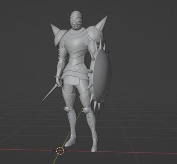 Jude piedosos cavaleiro nanatsu cavalheiro 3d print model - Mito3D