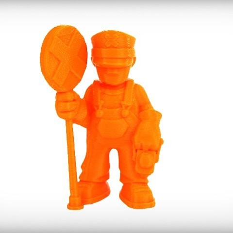 jude signaler art figurine human people 3D print model - Mito3D