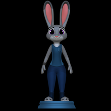 judy hopps zpd training outfit - zootopia art rabbit lola disney nick wilde police cop bunny female furry antrho 3d print model - Mito3D