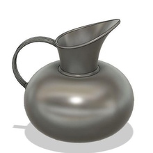 jug vase household_supplies 3d print model - Mito3D