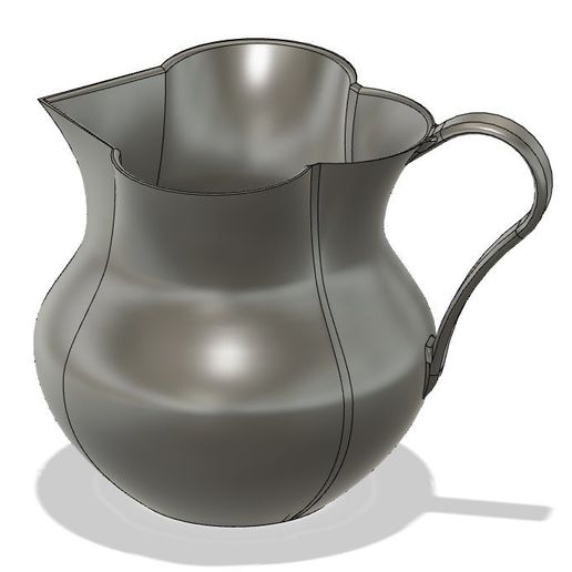 jug jug water jug kitchen_dining 3D print model - Mito3D