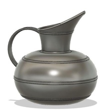 jug 3 flower vase kitchen_dining 3d print model - Mito3D