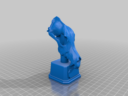 jugador trofeo Arte jugg 3d print model - Mito3D