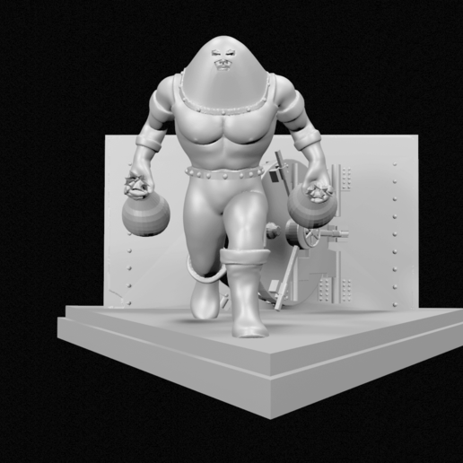 juggernaut verschiedene Statuetten 3D print model - Mito3D