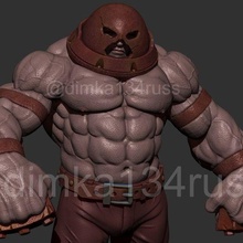 juggernaut Arte maravilla héroe súper superhéroe hombre araña rígido hierro casco X bodybiding historietas mutante dimka134russ 3d print model - Mito3D