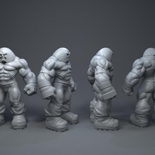 juggernaut art figurines miniatures strong 3print movie hero heavy large-truck superhero mold marvel 3d print model - Mito3D