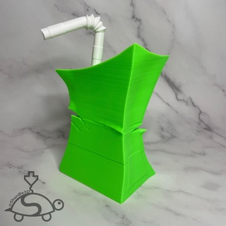 juice box juicebawks realistic 3d logo juicebox hi-c 3d print model - Mito3D