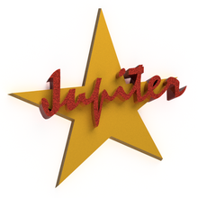 juke box Jupiter étoile logo 3d print model - Mito3D