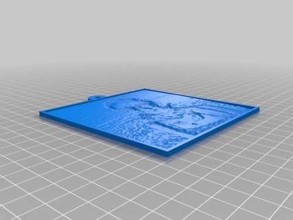 Jules bm Lithophan angepasst 2d Kunst Lithophane 3d print model - Mito3D