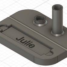 Julie corona attrezzo test 3d print model - Mito3D