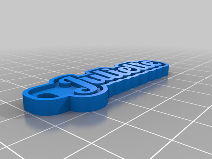 juliette keychain 2 3d print model - Mito3D