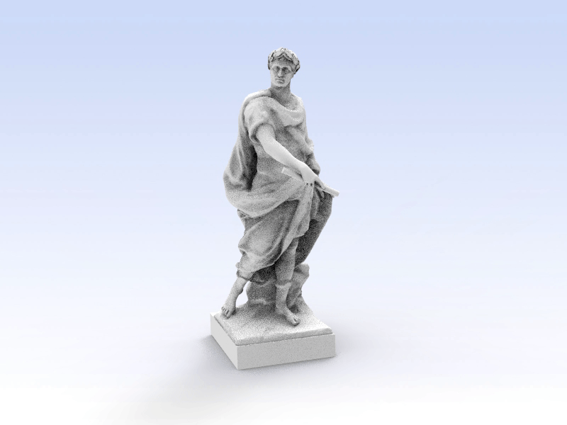 Giulio Cesare metropolitano Museo fallimento scultura decorazione York 3D print model - Mito3D