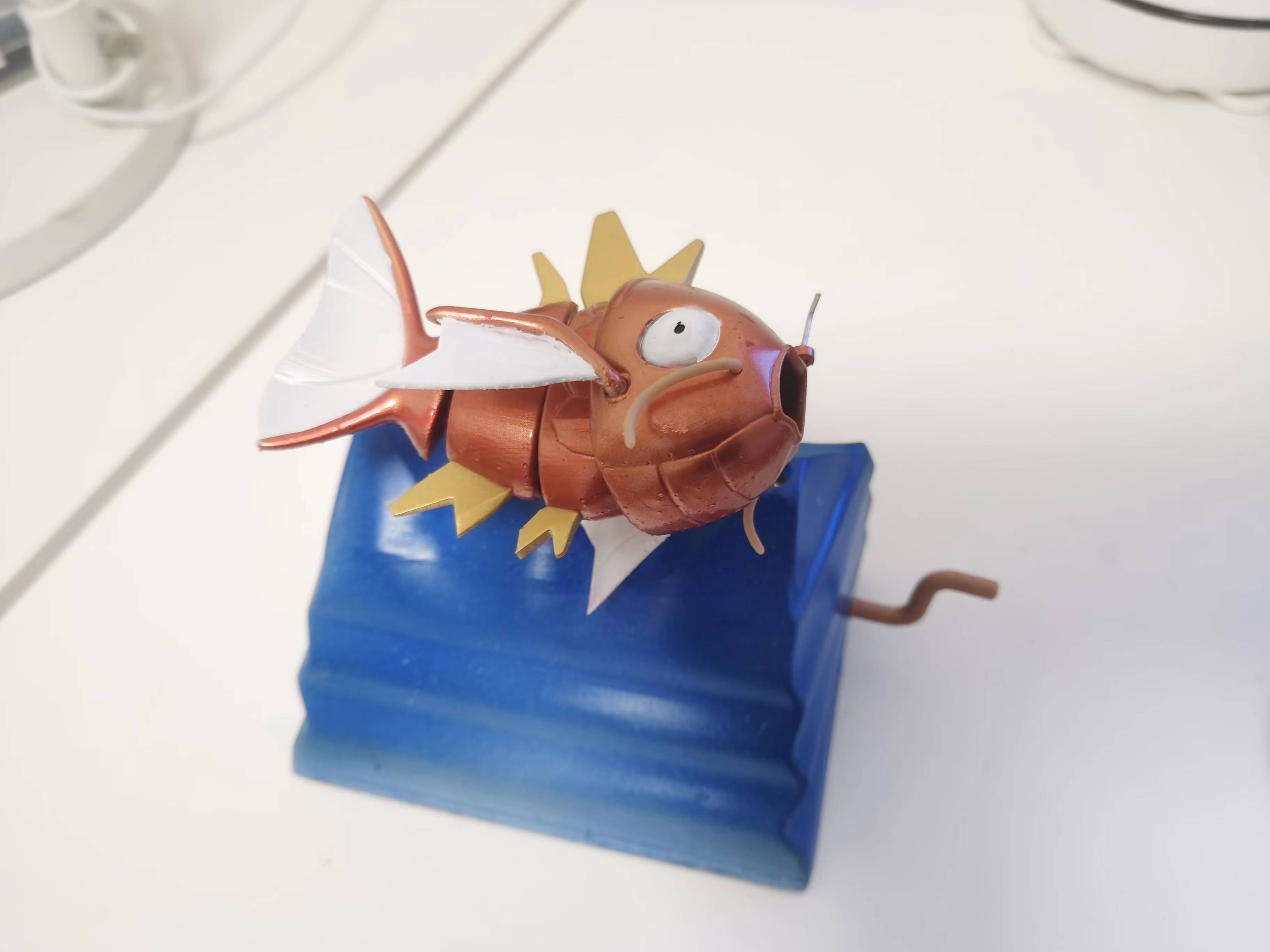 jumping magikarp carpking pokemon gyarados 3D print model - Mito3D