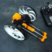 jumping robot gadget arduino sumo rc spring loaded hobby 3d print model - Mito3D