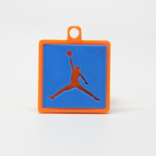 jumpman silhouette keychain various 3d print model - Mito3D