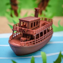 jun jungle queen jeu la baignoire bateau de l'aventure amazon benchy les enfants l'explorateur flotteur flottante l'eau 3d print model - Mito3D