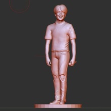 jungkook cute tiktok hero chines' 3d print model - Mito3D