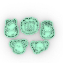 jungle animals - cookie cutter cutters 3d print model - Mito3D