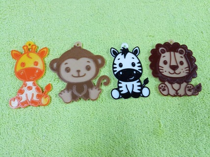 jungle animaux porte clés animaux jungle porte clés souvenir souvenir savane couleurs 3d print model - Mito3D