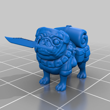 jungle figther pug catachan game astra militarum warhammer 40k toy 3d print model - Mito3D